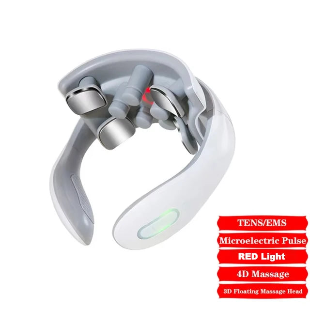 Paquin Ergonomic Neck Massager With Five Massage Modes And Portability