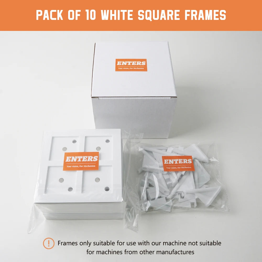 Wonderful Blank Photo Frames Magnetic Refrigerator Inserts Set Of 10
