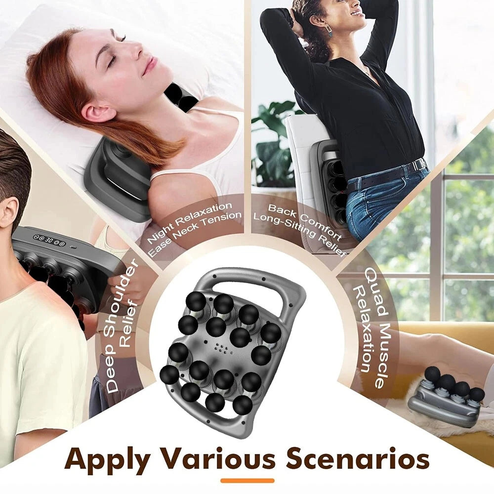 16 Speed Fascia Gun Deep Tissue Massager 99 Levels
