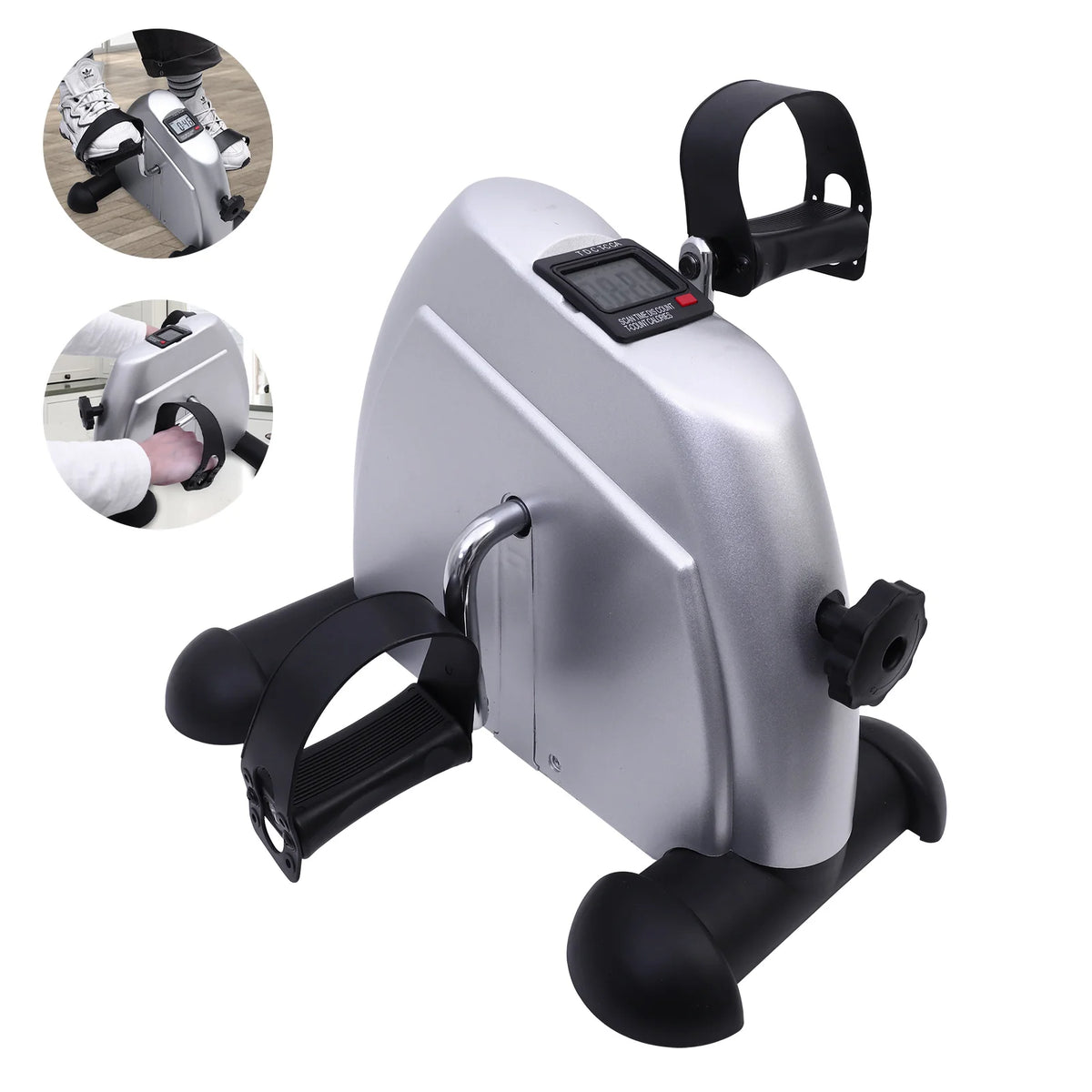 Mini Under Desk Pedal Exerciser With LCD Display For Home