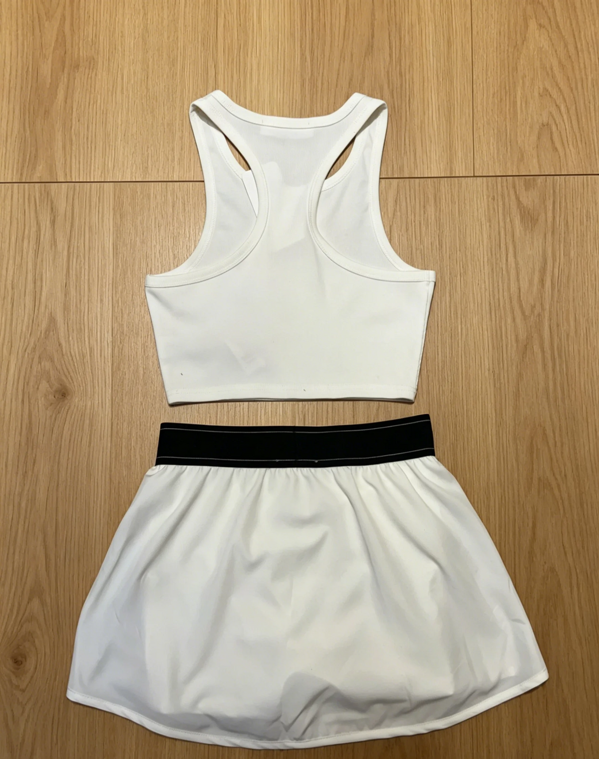 Women's Two Piece Vest And Skirt Set Yoga Casual Activewear
