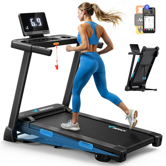 Merach Foldable Treadmill With Incline And Heart Rate Monitoring