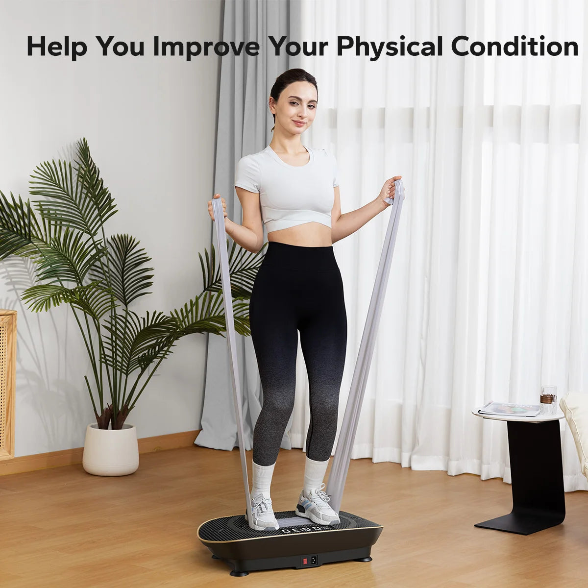 MERACH Vibration Plate Exercise Machine For Full Body Workout And Weight Loss