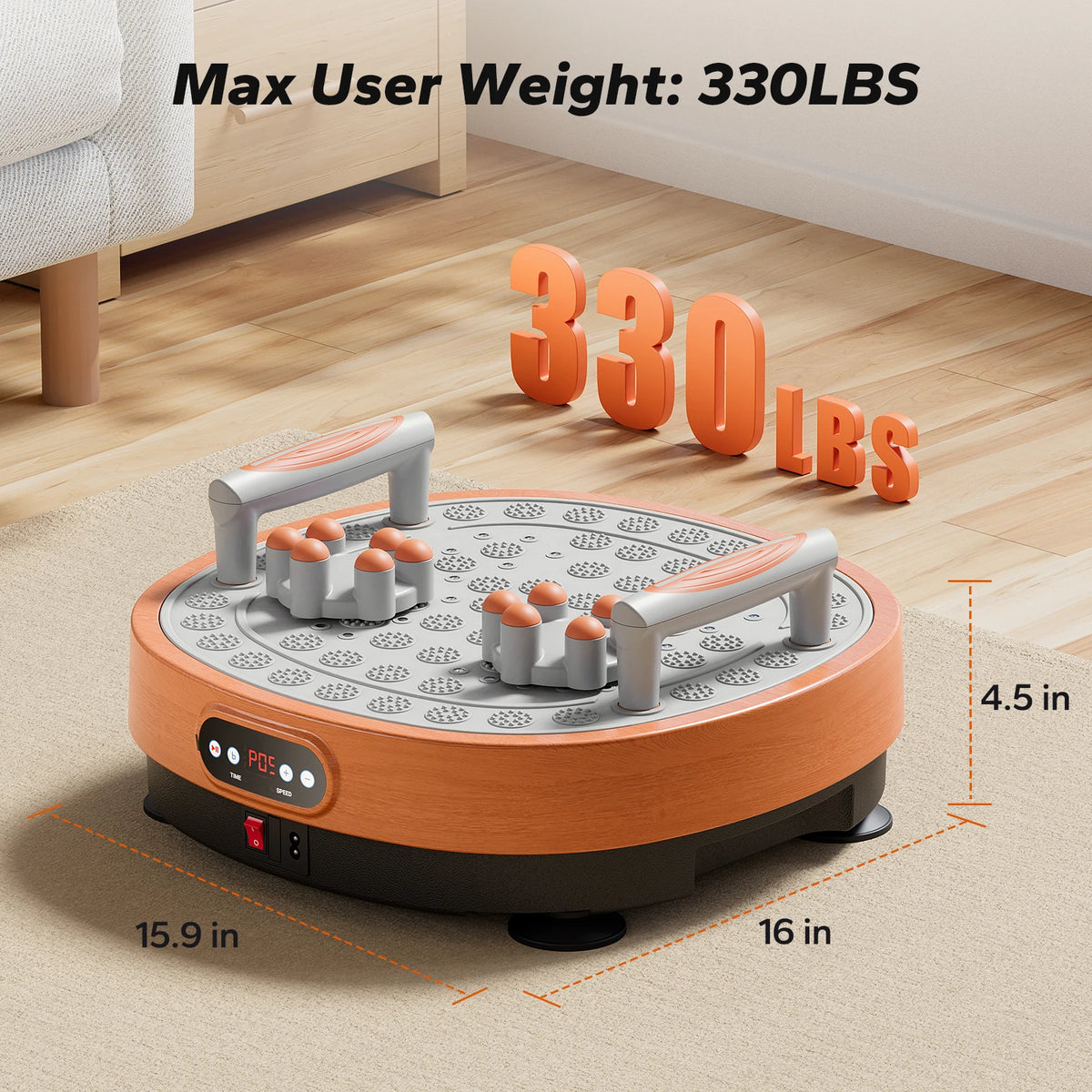 MERACH Vibration Plate Exercise Machine For Whole Body Weight Loss