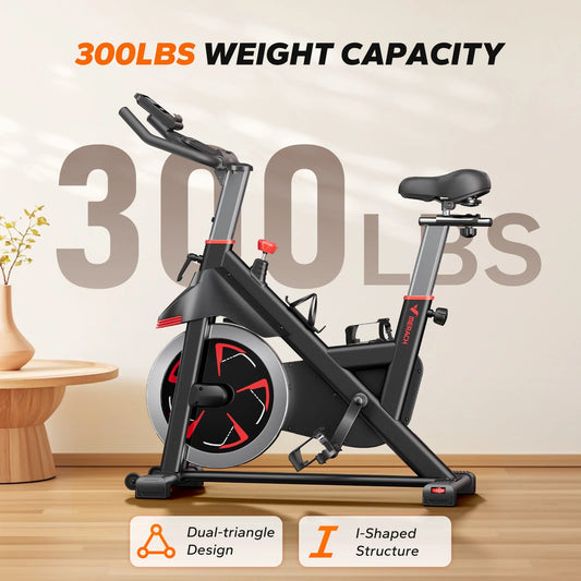 Merach Indoor Cycling Exercise Bike With Magnetic Resistance And Bluetooth