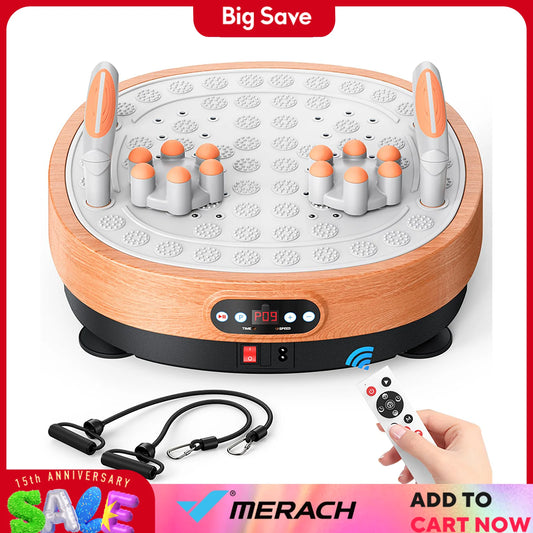 MERACH Vibration Plate Exercise Machine For Whole Body Weight Loss