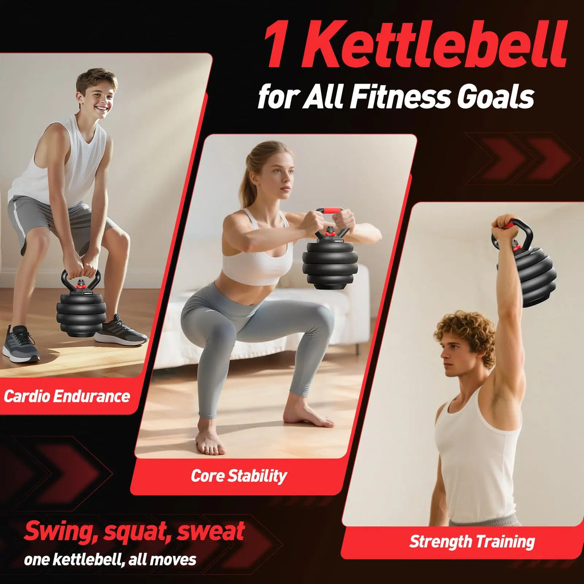 FED Fitness Adjustable Multi Function Dumbbell And Barbell Set