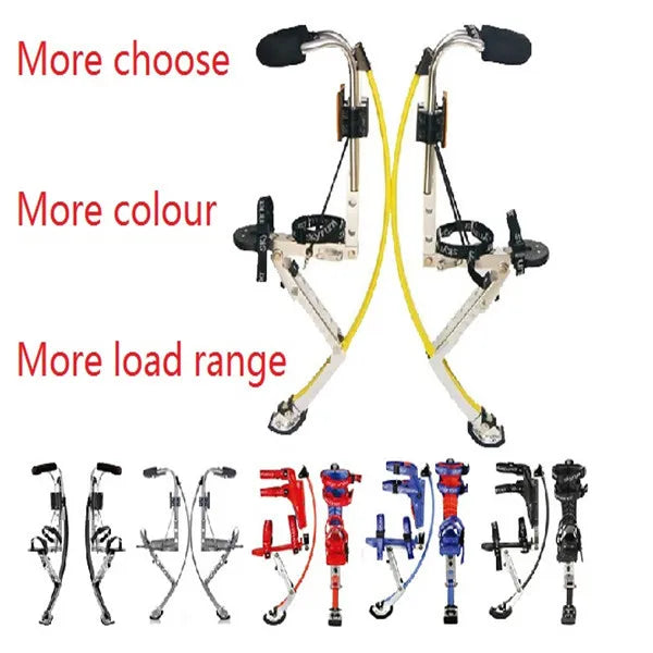 Skyrunner Adult Kangaroo Jumping Stilts Fitness Exercise Bounce Shoes