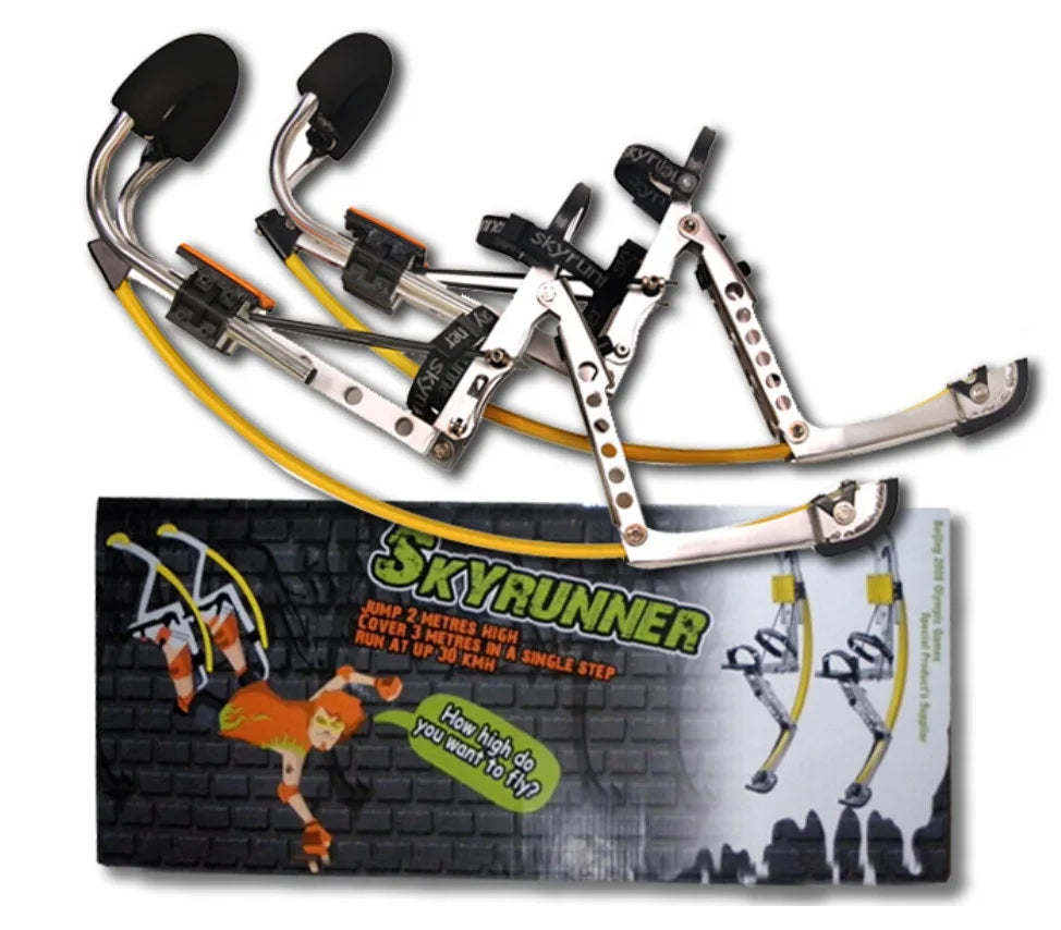 Skyrunner Adult Kangaroo Jumping Stilts Fitness Exercise Bounce Shoes