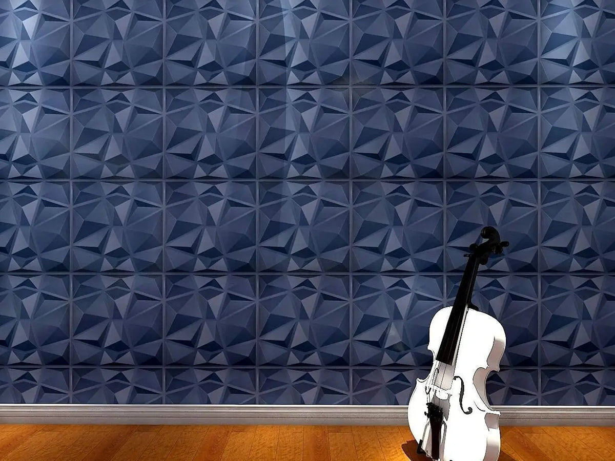 Art3d 3D PVC Wall Panels Diamond Relief Tiles Pack