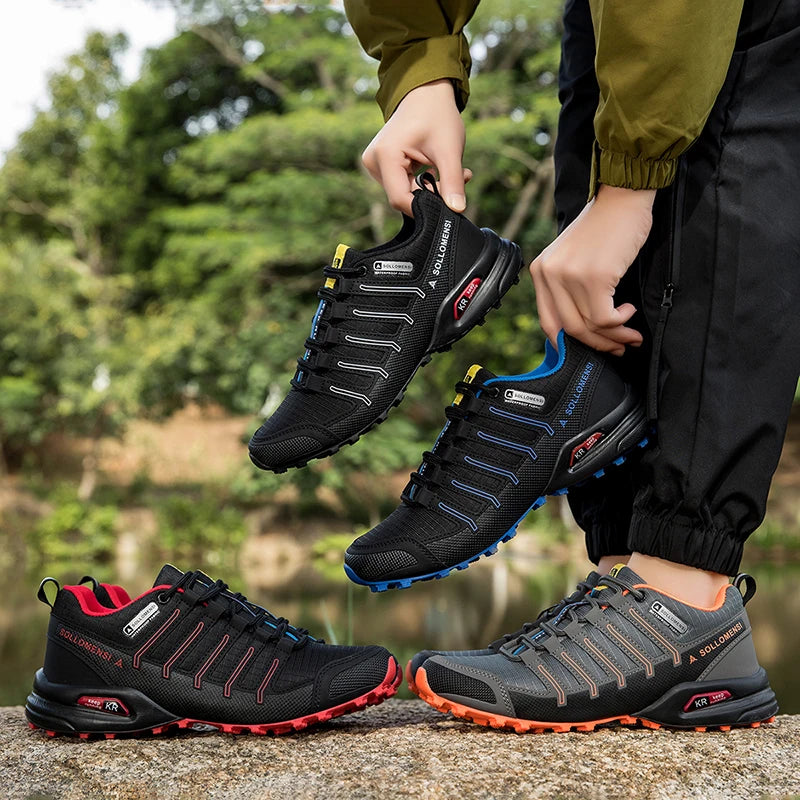 CC Chengta Men Waterproof Hiking Shoes Durable Outdoor Trekking Footwear