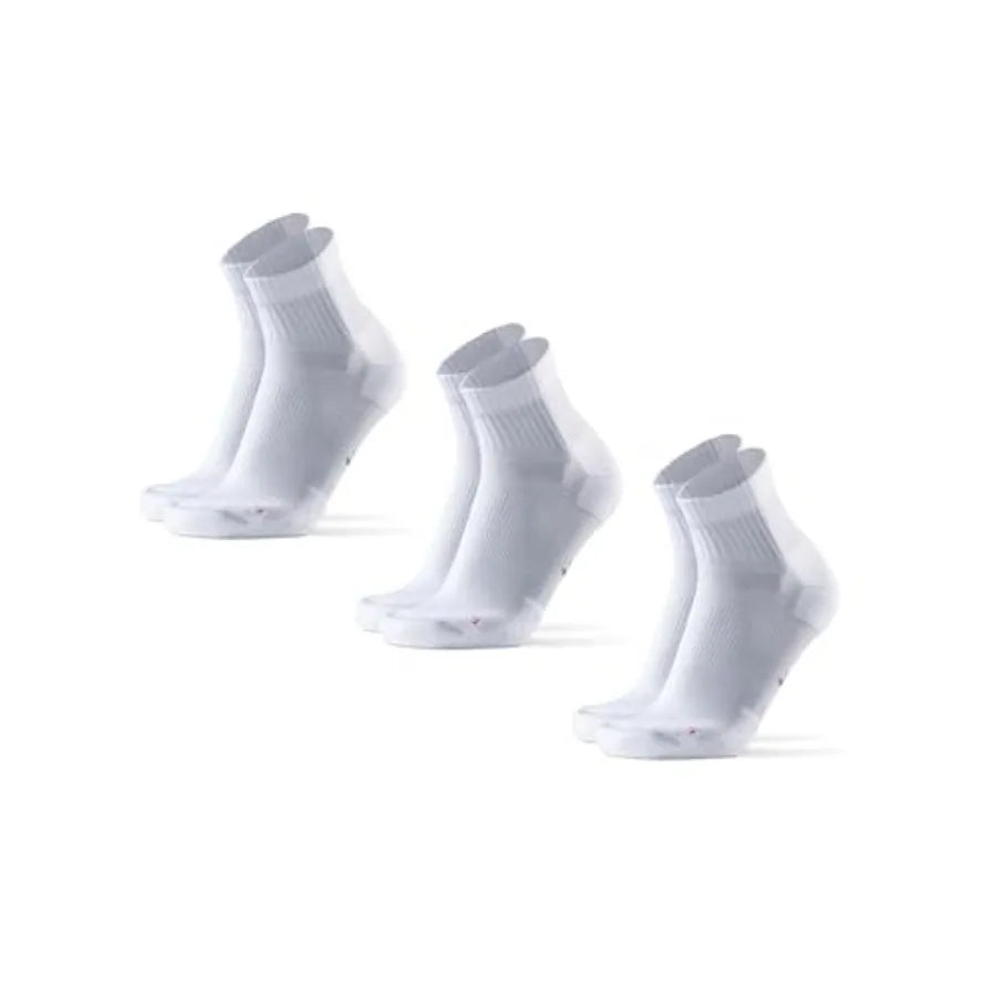 DANISH ENDURANCE Ultra-Comfort Quarter Running Socks, Performance Socks, Men and Women - 3 or 5 Pack