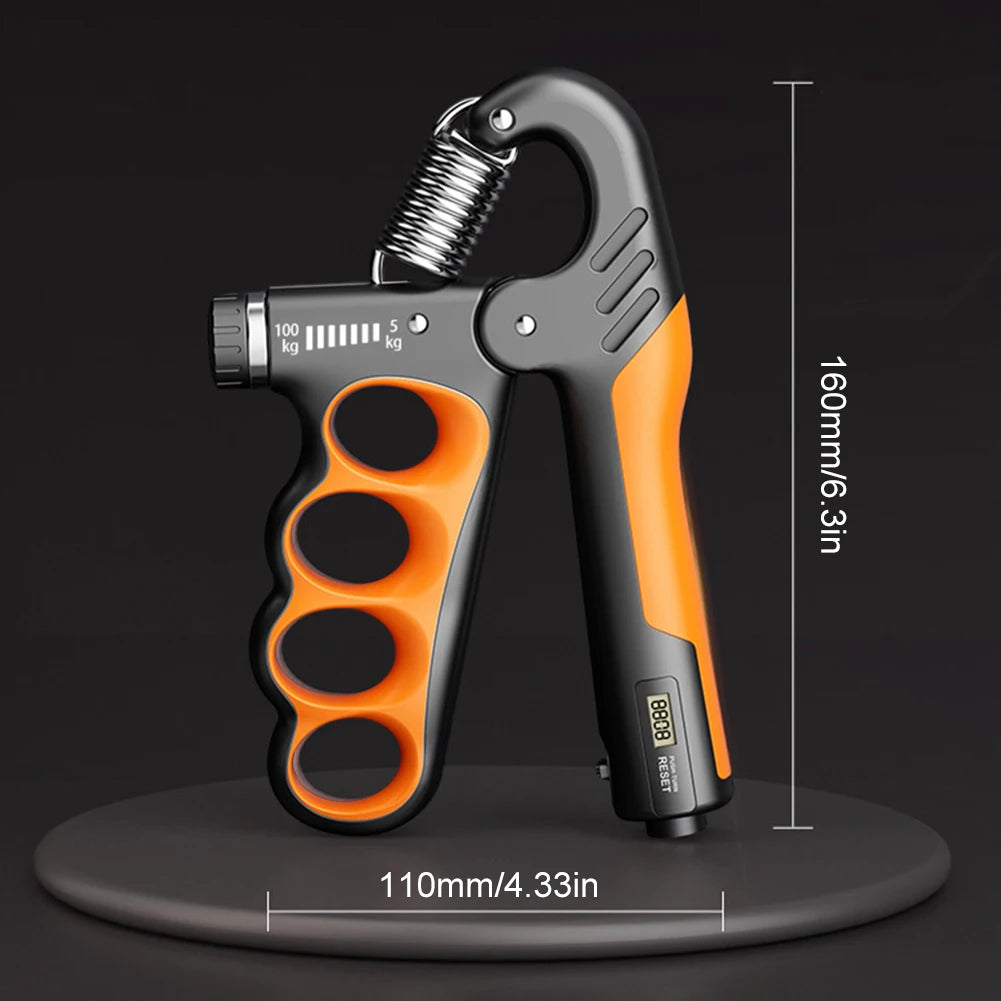 Adjustable Ergonomic Hand Grip Strengthener With Resistance Counter