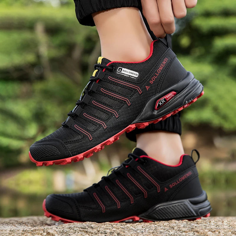 CC Chengta Men Waterproof Hiking Shoes Durable Outdoor Trekking Footwear