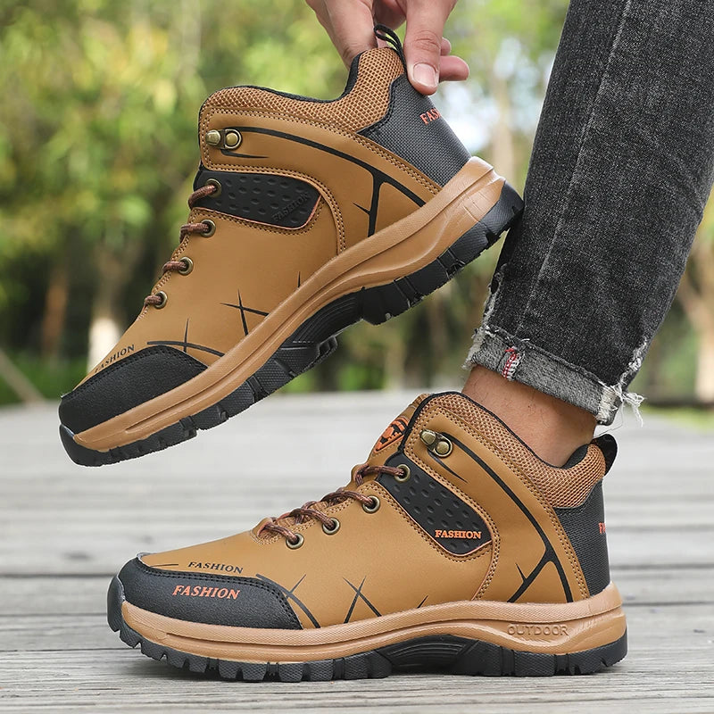Big Running Men Waterproof Hiking Boots Outdoor Shoe