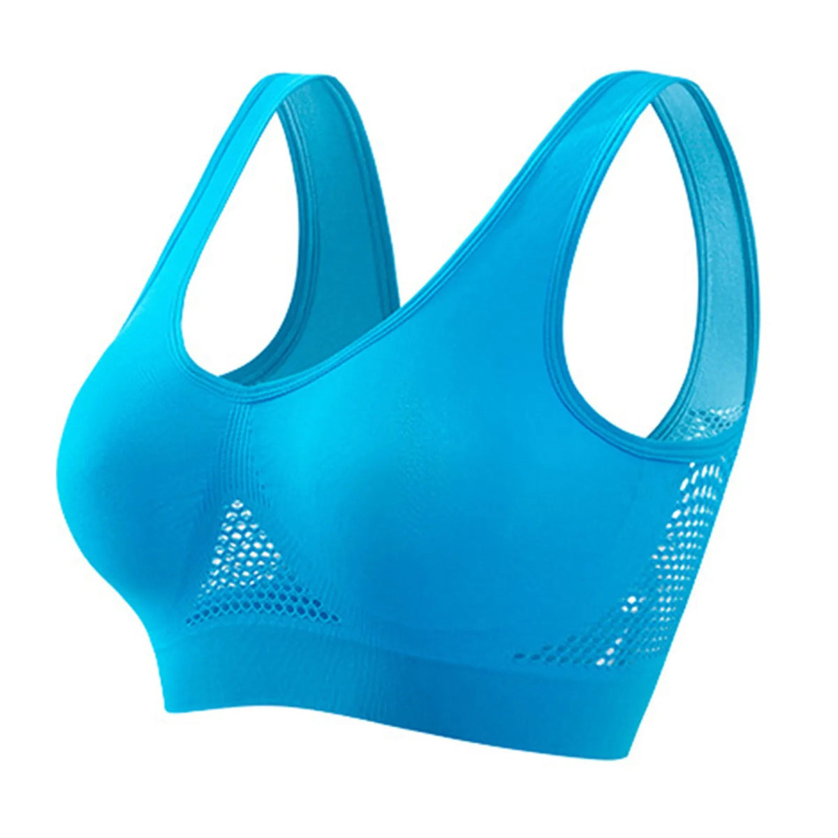 Womens High Support Racerback Sports Bra For Running Yoga Fitness
