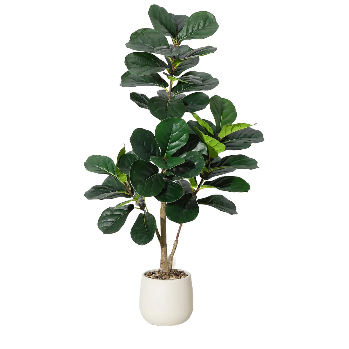 HiMISS Fiddle Leaf Fig Tree Artificial in Planter Pot Decor
