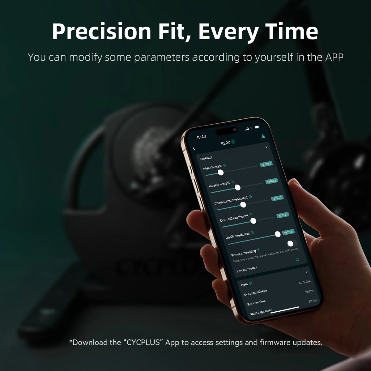 Cyplus R200 Smart Bike Trainer For Indoor Cycling Fitness