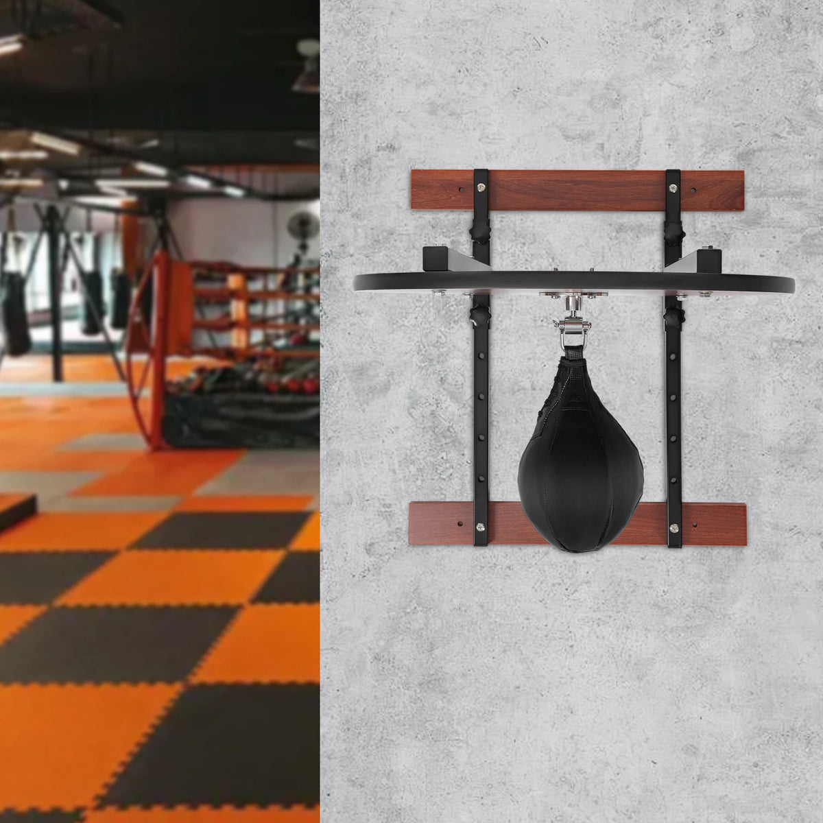 Heavy Duty Adjustable Wall Mount Speed Bag Boxing Training