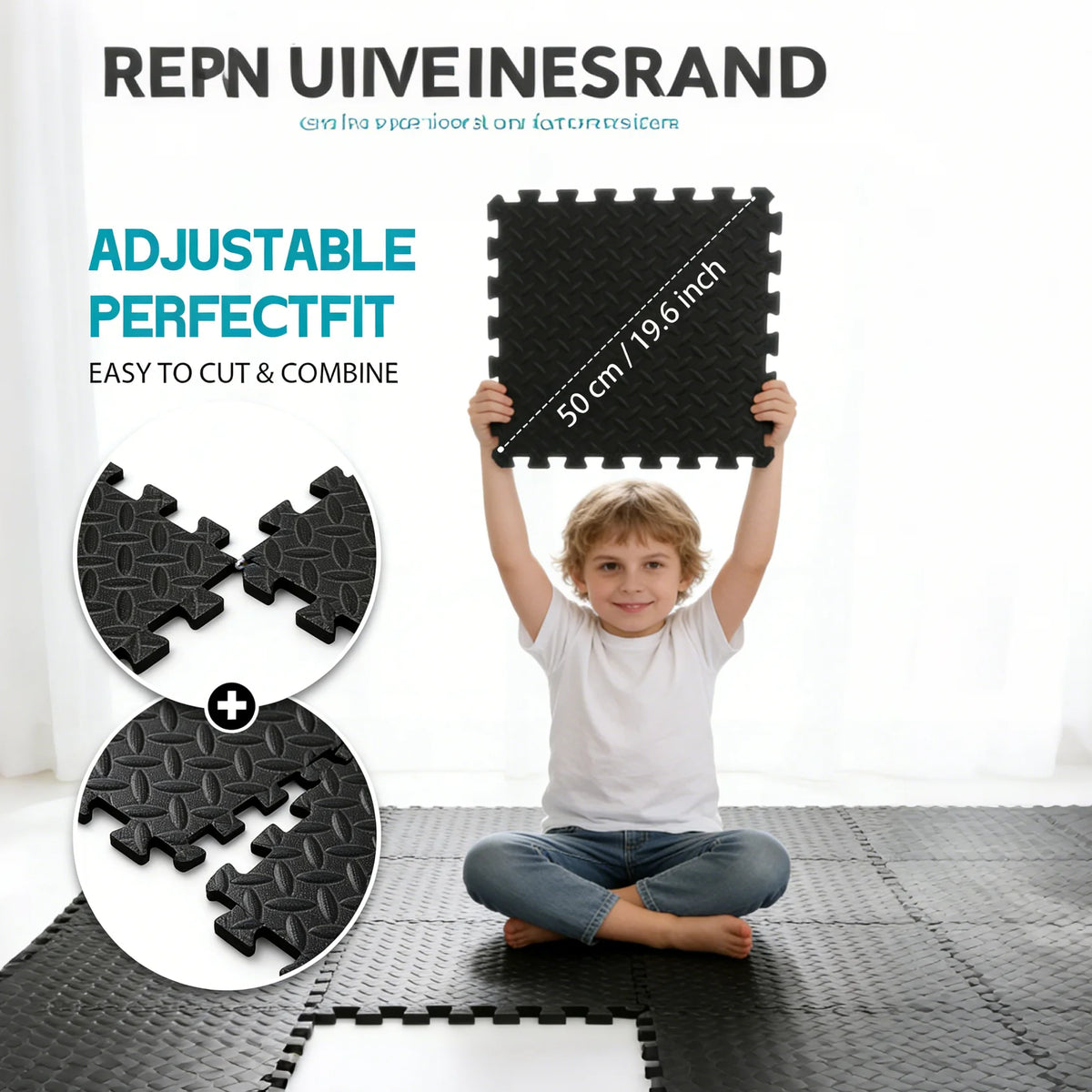 Eva Interlocking Foam Exercise Mat For Home Gym Flooring