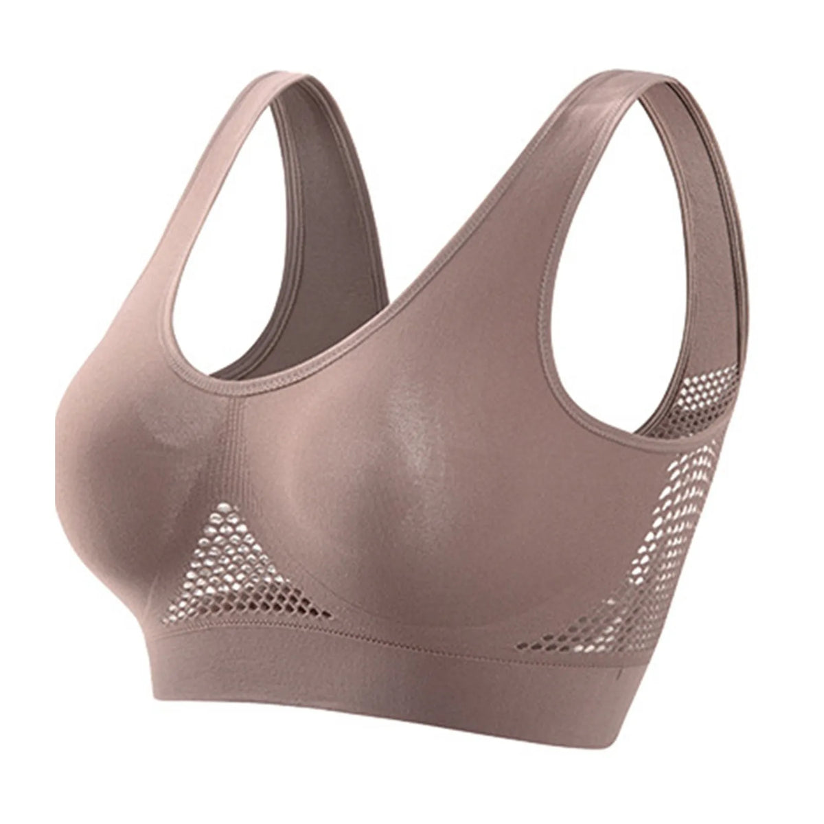 Womens High Support Racerback Sports Bra For Running Yoga Fitness