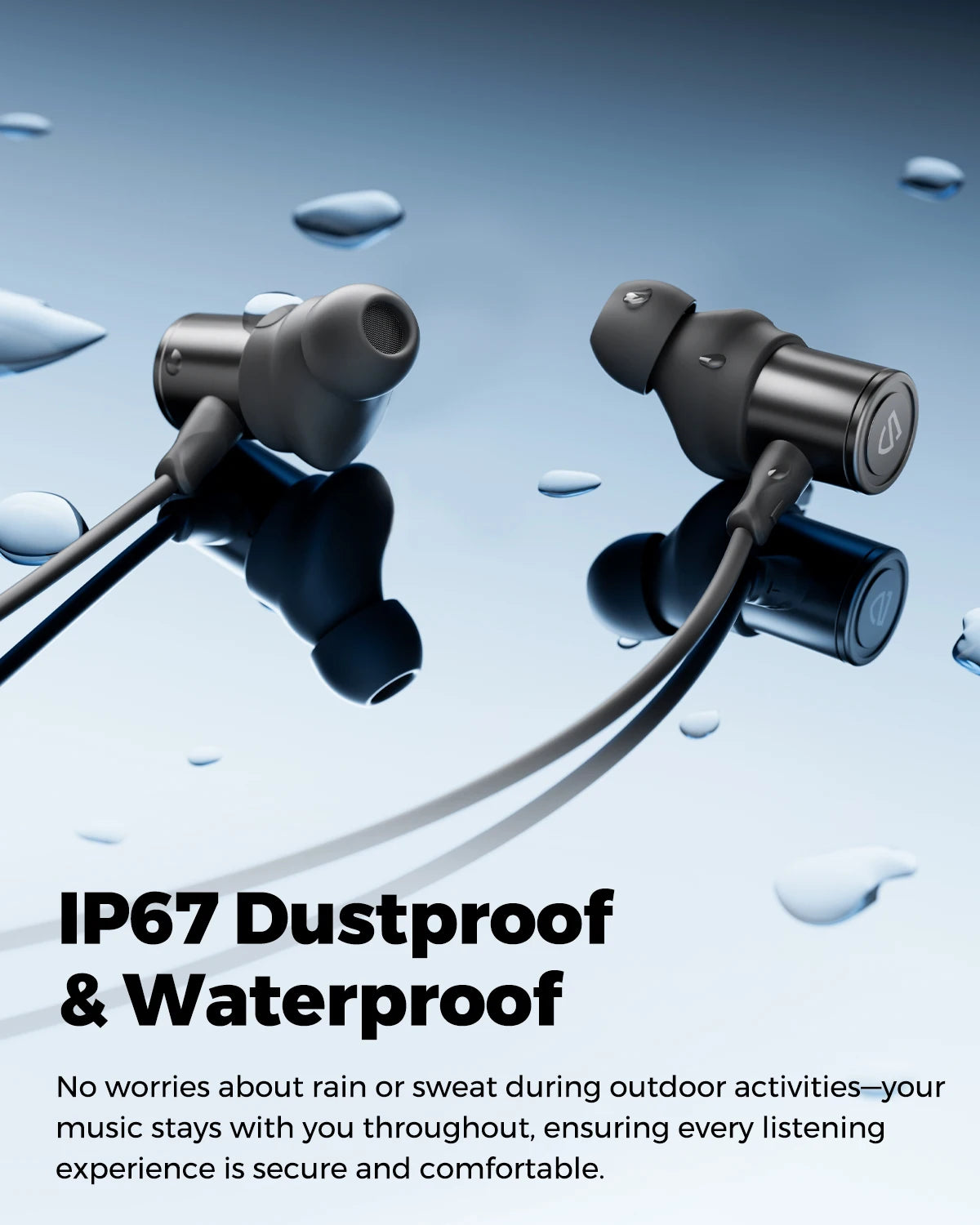 SoundPEATS Q40 HD Wireless Earbuds Bluetooth 5.4 Dynamic EQ IP67