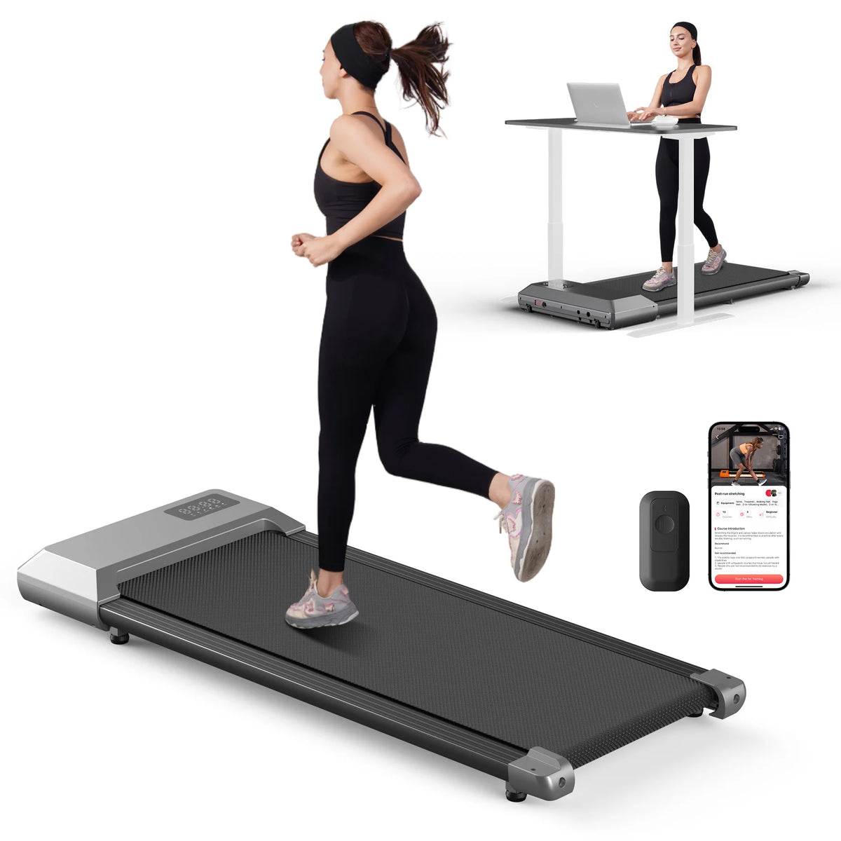 Superun 2.5HP Home Treadmill With LCD Display And Bluetooth