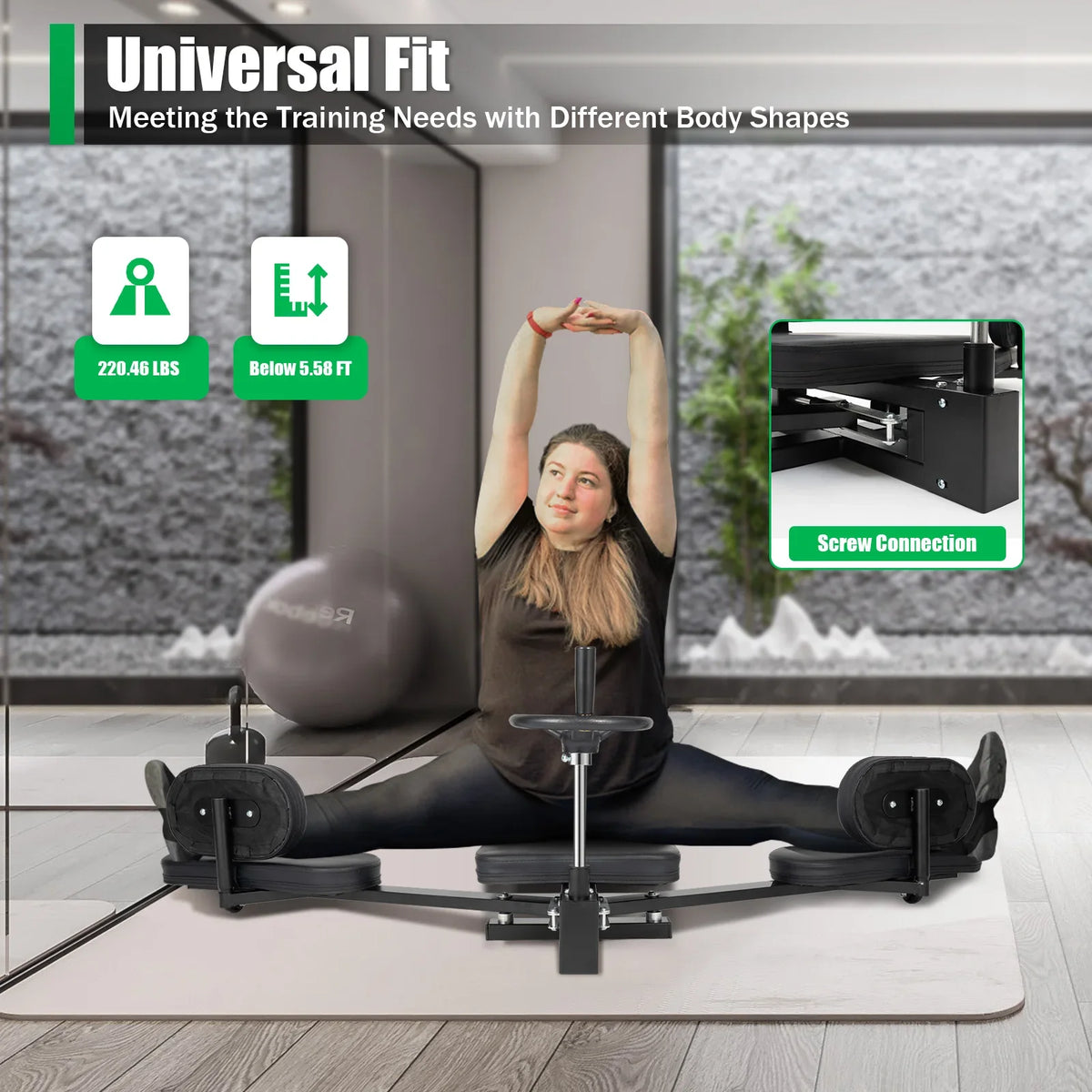 Leg Stretcher 3 Bar Leg Spreader Heavy Duty For Flexibility