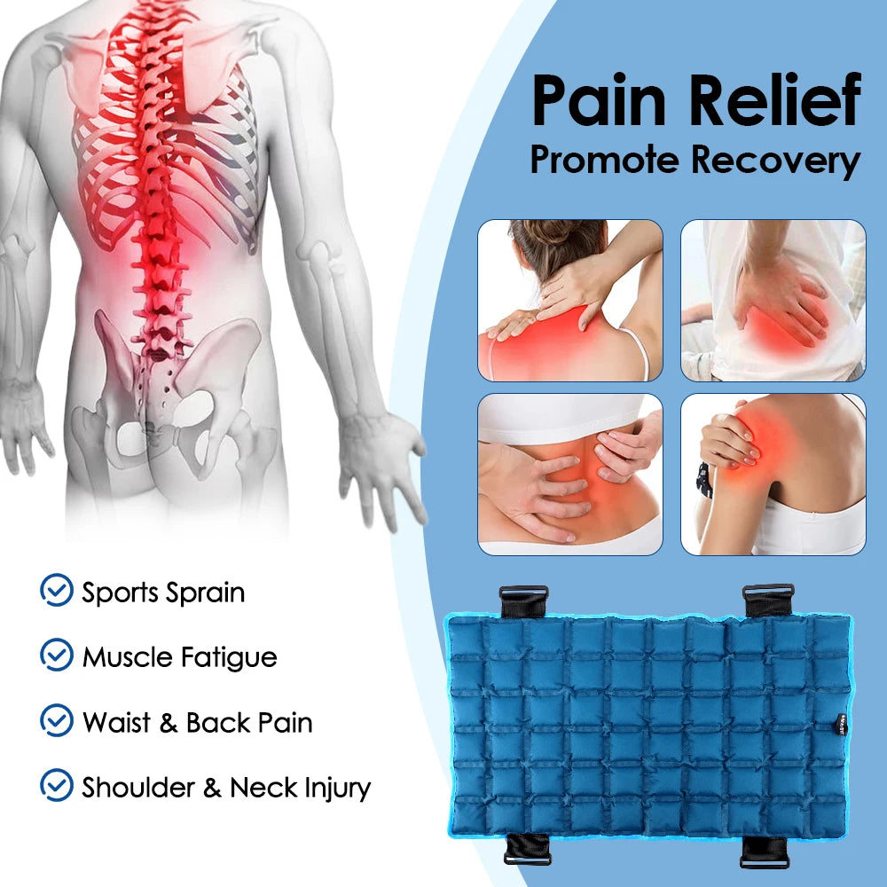 Hailicare Large Ice Pack For Muscle Relief Reusable Hot Cold Gel Pack