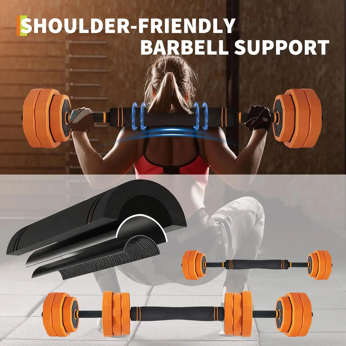 Adjustable Dumbbells 4 In 1 Home Gym Free Weight Set