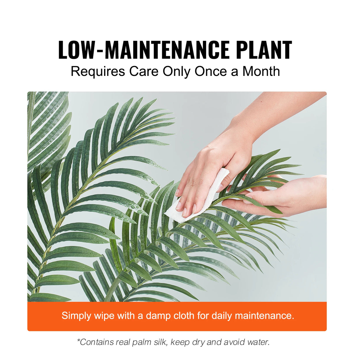 SucceBuy Artificial Palm Tree Indoor Outdoor Faux Plant Low Maintenance