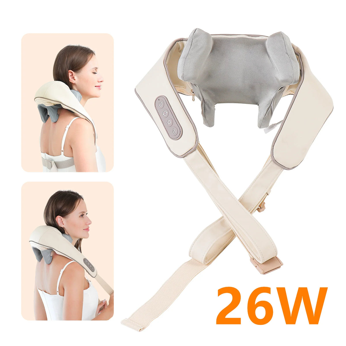 Foreverlily Wireless Neck and Shoulder Kneading Massage Shawl