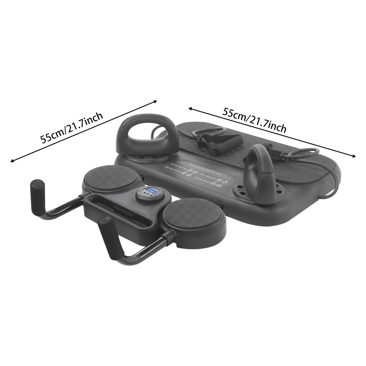Pilates Board Multifunctional Abdominal Board Portable Reformer Kit With Timer
