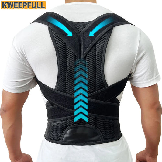 Kweepfull Adjustable Back Brace Posture Corrector For Back Support
