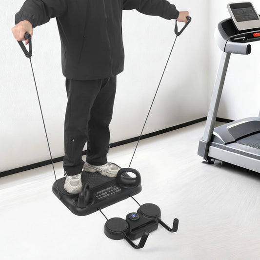 Pilates Board Multifunctional Abdominal Board Portable Reformer Kit With Timer