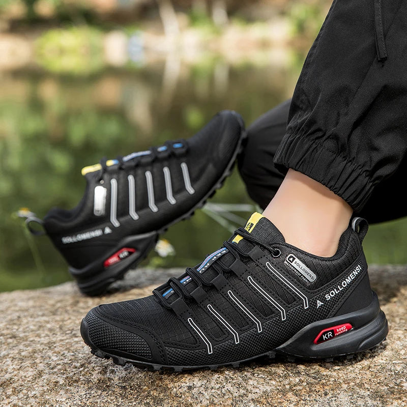 CC Chengta Men Waterproof Hiking Shoes Durable Outdoor Trekking Footwear