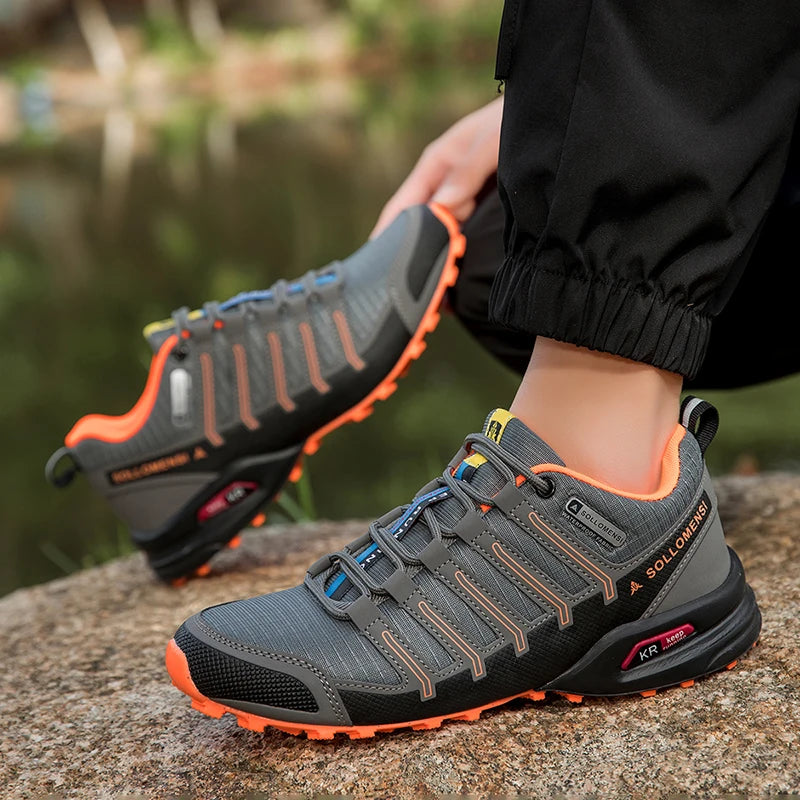 CC Chengta Men Waterproof Hiking Shoes Durable Outdoor Trekking Footwear