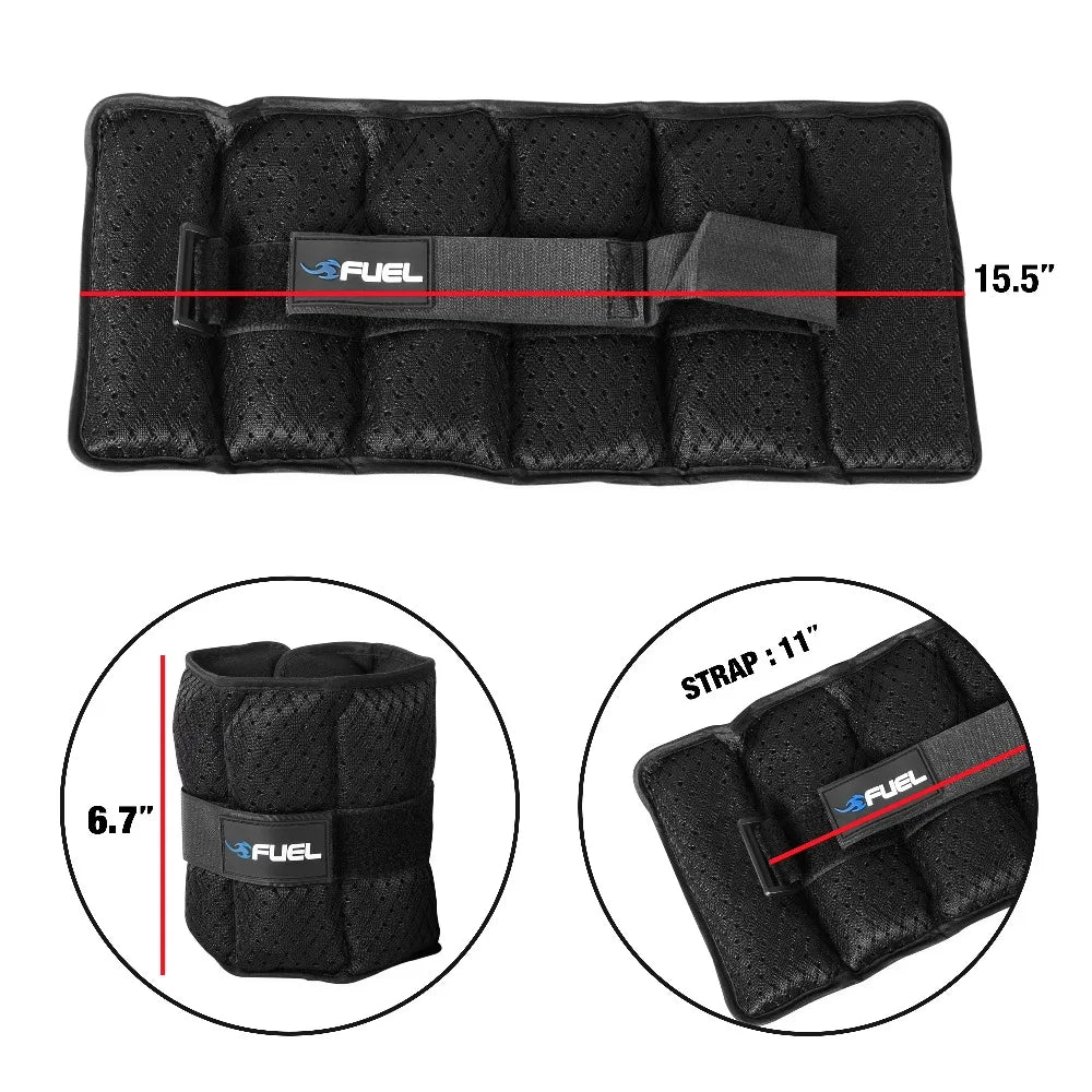 Adjustable Wrist Ankle Weights Set For Fitness Strength Training