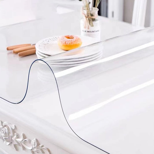 PVC Table Cloth Desk Protector For Dining Table Durable