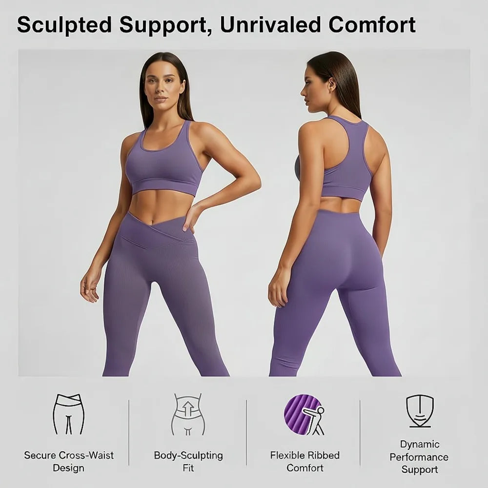 Stown Sportswear Women Three Piece Gym Activewear Tracksuit Set