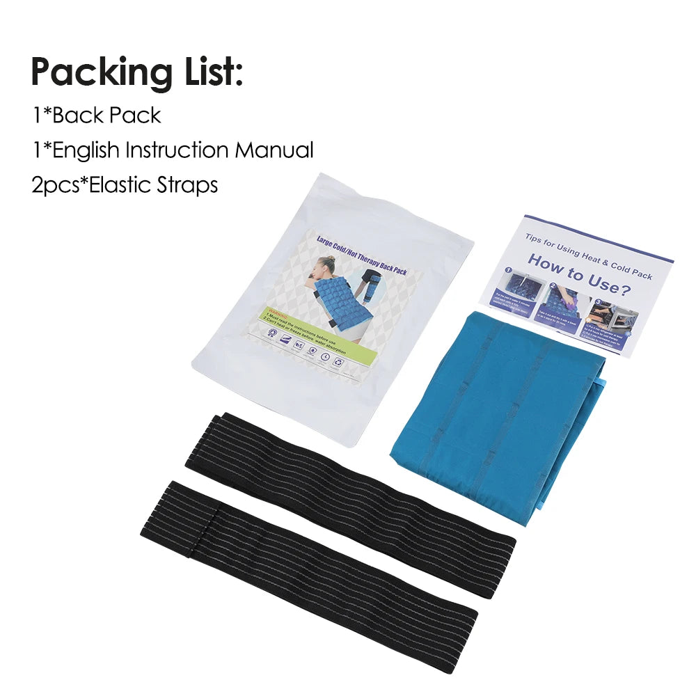 Hailicare Reusable Hot And Cold Compress Wrap For Muscle Relief