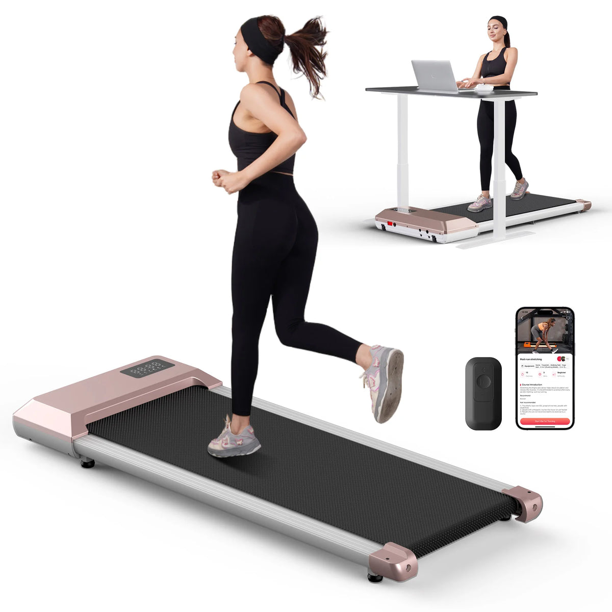 Superun 2.5HP Home Treadmill With LCD Display And Bluetooth