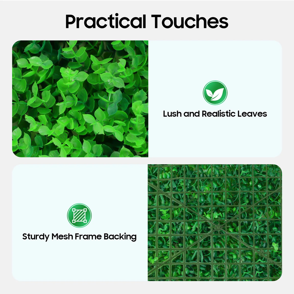 Artificial Boxwood Plant Wall Panel For Home Garden Decoration