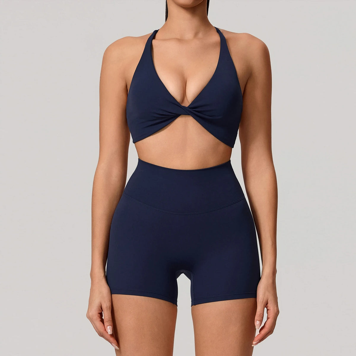 Hearuisavy Women Quick Dry Two Piece Yoga Fitness Athletic Set