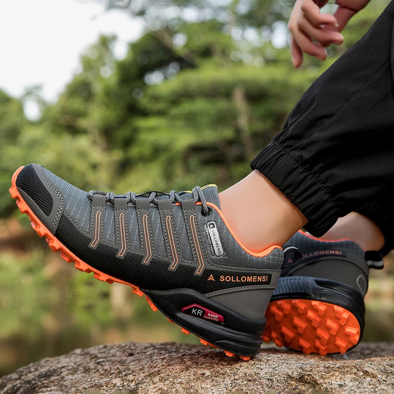 CC Chengta Men Waterproof Hiking Shoes Durable Outdoor Trekking Footwear