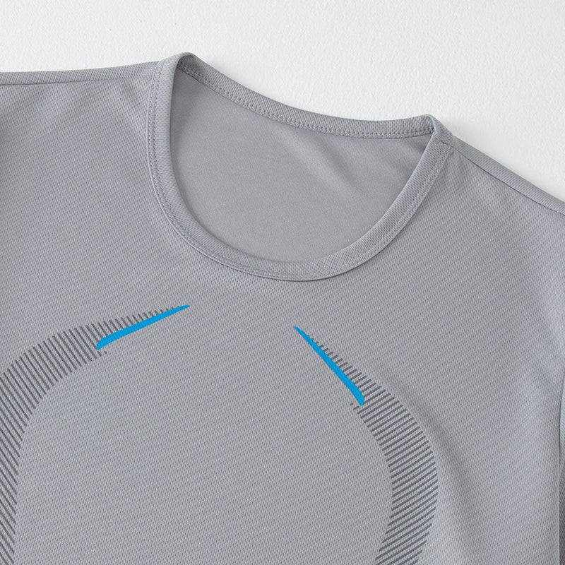Men Breathable Quick Dry Mesh Sports T Shirt And Shorts