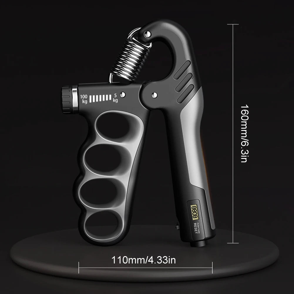 Adjustable Ergonomic Hand Grip Strengthener With Resistance Counter
