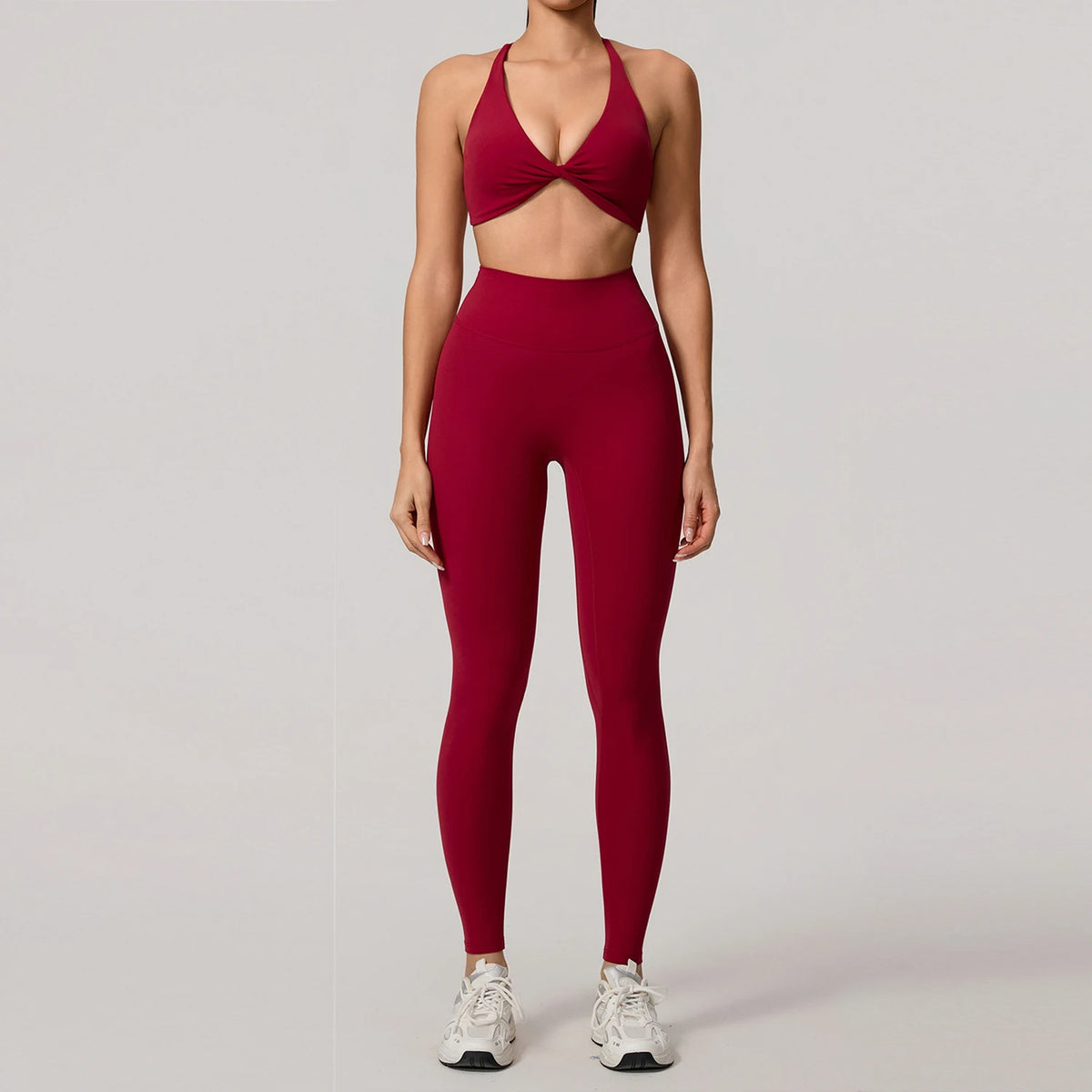 Hearuisavy Women Quick Dry Two Piece Yoga Fitness Athletic Set
