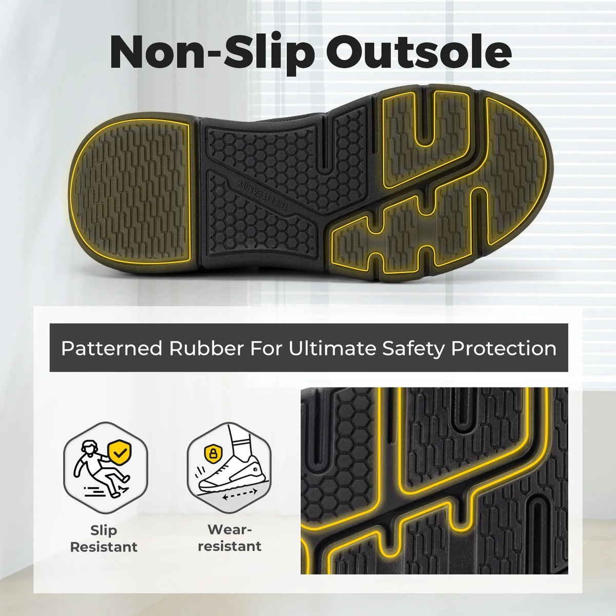 Fitville Men Diabetic Walking Shoes Extra Wide Hook Loop Neuropathy