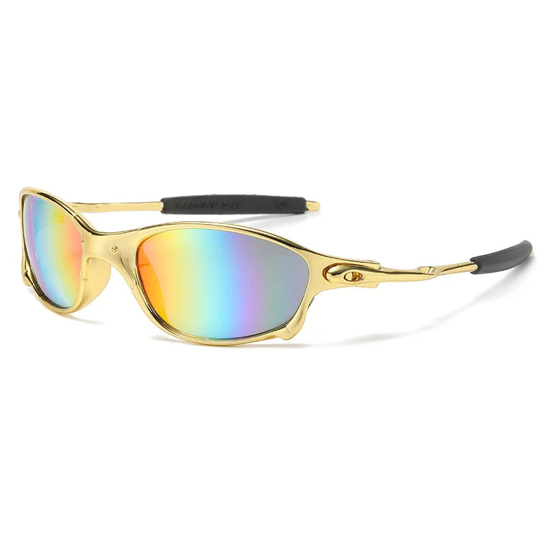 UV400 Sport Sunglasses For Men Women Cycling Eyewear Plastic Frame